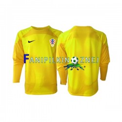 Koszulka Reprezentacji Chorwacji Bramkarska Mistrzostwa Świata 2022 Domowa Długie Rękawy ,Męska