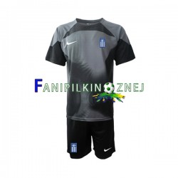 Koszulka Reprezentacji Grecji Bramkarska 2022-2023 Wyjazdowa Krótkie Rękawy ,Dziecięca