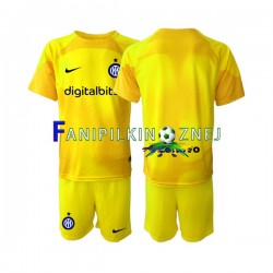 Koszulka Inter Mediolan Bramkarska 2022-2023 Wyjazdowa Krótkie Rękawy ,Dziecięca