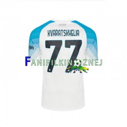 Koszulka Napoli Face Game Kvaratskhelia 77 2022-2023 Domowa Krótkie Rękawy ,Męska