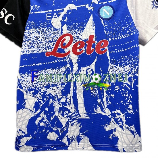 Koszulka Napoli Maradona Champions Special Edition 2023 Domowa Krótkie Rękawy ,Męska