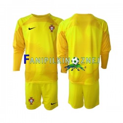 Koszulka Reprezentacji Portugalii Bramkarska Mistrzostwa Świata 2022 Domowa Długie Rękawy ,Dziecięca