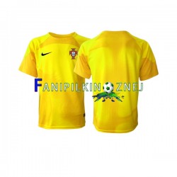 Koszulka Reprezentacji Portugalii Bramkarska Mistrzostwa Świata 2022 Domowa Krótkie Rękawy ,Męska