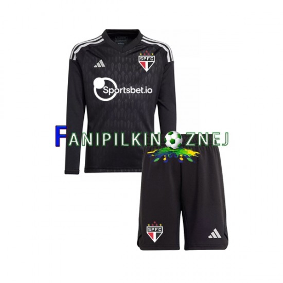 Koszulka Sao Paulo Bramkarska 2023-2024 Domowa Długie Rękawy ,Dziecięca Koszulka Sao Paulo Bramkarska 2023-2024 Domowa Długie Rękawy ,Dziecięca