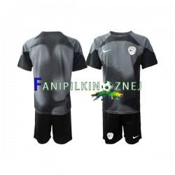 Koszulka Reprezentacji Słowenii Bramkarska 2022 Domowa Krótkie Rękawy ,Dziecięca