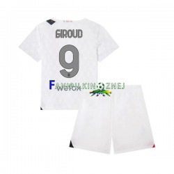 Koszulka AC Milan Olivier Giroud 9 2023-2024 Wyjazdowa Krótkie Rękawy ,Dziecięca