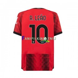 Koszulka AC Milan Rafael Leao 10 2023-2024 Domowa Krótkie Rękawy ,Męska