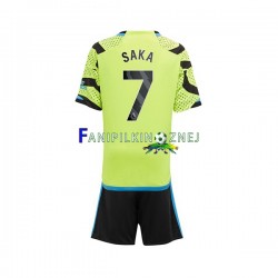 Koszulka Arsenal Saka 7 2023-2024 Wyjazdowa Krótkie Rękawy ,Dziecięca