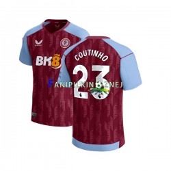 Koszulka Aston Villa Philippe Coutinho 23 2023-2024 Domowa Krótkie Rękawy ,Męska