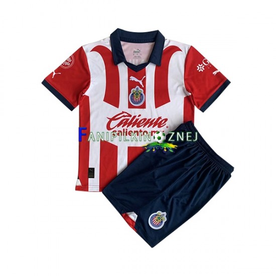 Koszulka CD Guadalajara 2023-2024 Domowa Krótkie Rękawy ,Dziecięca Koszulka CD Guadalajara 2023-2024 Domowa Krótkie Rękawy ,Dziecięca