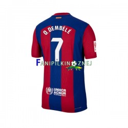 Koszulka FC Barcelona Ousmane Dembele 7 2023-2024 Domowa Krótkie Rękawy ,Męska
