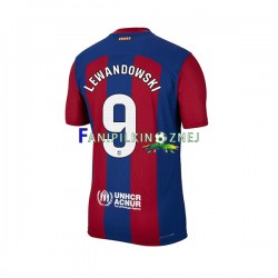 Koszulka FC Barcelona Robert Lewandowski 9 2023-2024 Domowa Krótkie Rękawy ,Męska