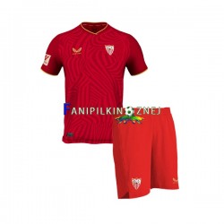 Koszulka Sevilla FC 2023-2024 Wyjazdowa Krótkie Rękawy ,Dziecięca