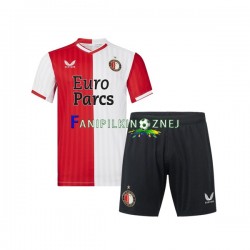 Koszulka Feyenoord Rotterdam 2023-2024 Domowa Krótkie Rękawy ,Dziecięca