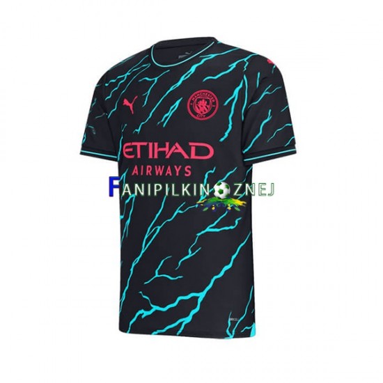 Koszulka Manchester City Erling Haaland 9 2023-2024 Trzeci Krótkie Rękawy ,Męska