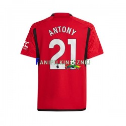 Koszulka Manchester United Antony Matheus 21 2023-2024 Domowa Krótkie Rękawy ,Męska