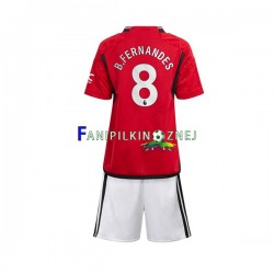 Koszulka Manchester United B Fernandes 8 2023-2024 Domowa Krótkie Rękawy ,Dziecięca
