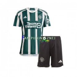 Koszulka Manchester United 2023-2024 Wyjazdowa Krótkie Rękawy ,Dziecięca