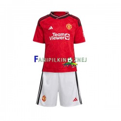 Koszulka Manchester United 2023-2024 Domowa Krótkie Rękawy ,Dziecięca