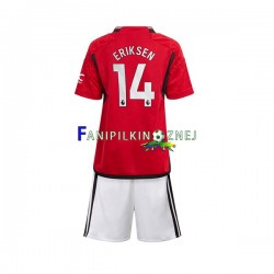 Koszulka Manchester United Eriksen 14 2023-2024 Domowa Krótkie Rękawy ,Dziecięca