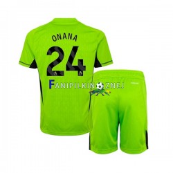 Koszulka Manchester United Andre Onana 24 Bramkarska 2023-2024 Domowa Krótkie Rękawy ,Dziecięca