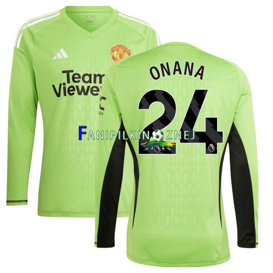 Koszulka Manchester United Andre Onana 24 Bramkarska 2023-2024 Domowa Długie Rękawy ,Męska Koszulka Manchester United Andre Onana 24 Bramkarska 2023-2024 Domowa Długie Rękawy ,Męska