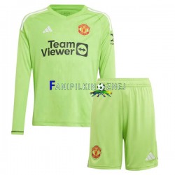 Koszulka Manchester United Bramkarska 2023-2024 Domowa Długie Rękawy ,Dziecięca