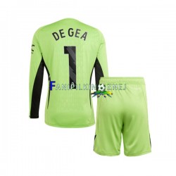 Koszulka Manchester United DE GEA 1 Bramkarska 2023-2024 Domowa Długie Rękawy ,Dziecięca