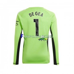 Koszulka Manchester United De Gea 1 Bramkarska 2023-2024 Domowa Długie Rękawy ,Męska