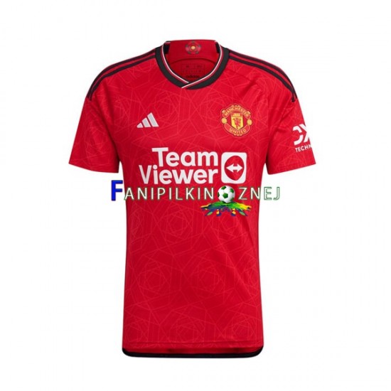 Koszulka Manchester United 2023-2024 Domowa Krótkie Rękawy ,Męska Koszulka Manchester United 2023-2024 Domowa Krótkie Rękawy ,Męska