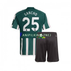 Koszulka Manchester United Jadon Sancho 25 2023-2024 Wyjazdowa Krótkie Rękawy ,Dziecięca