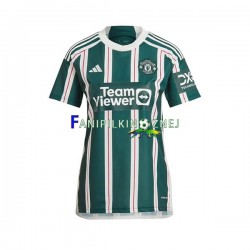 Koszulka Manchester United 2023-2024 Wyjazdowa Krótkie Rękawy ,Damska