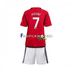 Koszulka Manchester United Mount 7 2023-2024 Domowa Krótkie Rękawy ,Dziecięca