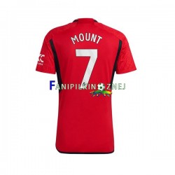 Koszulka Manchester United Mount 7 2023-2024 Domowa Krótkie Rękawy ,Męska