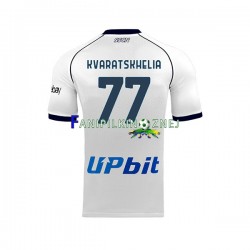 Koszulka Napoli Khvicha Kvaratskhelia 77 2023-2024 Wyjazdowa Krótkie Rękawy ,Męska