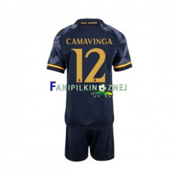 Koszulka Real Madryt EDUARDO CAMAVINGA 12 2023-2024 Wyjazdowa Krótkie Rękawy ,Dziecięca