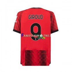 Koszulka AC Milan Olivier Giroud 9 2023-2024 Domowa Krótkie Rękawy ,Męska