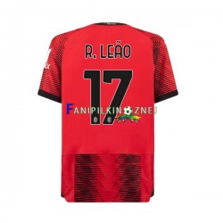 Koszulka AC Milan Rafael Leao 17 2023-2024 Domowa Krótkie Rękawy ,Męska