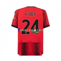 Koszulka AC Milan Simon Kjaer 24 2023-2024 Domowa Krótkie Rękawy ,Męska