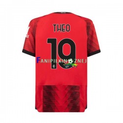 Koszulka AC Milan Theo Hernandez 19 2023-2024 Domowa Krótkie Rękawy ,Męska