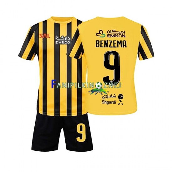 Koszulka Al-Ittihad FC Benzema 9 2022-2023 Domowa Krótkie Rękawy ,Dziecięca Koszulka Al-Ittihad FC Benzema 9 2022-2023 Domowa Krótkie Rękawy ,Dziecięca