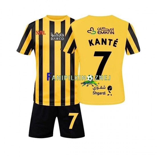 Koszulka Al-Ittihad FC Kante 7 2022-2023 Domowa Krótkie Rękawy ,Dziecięca
