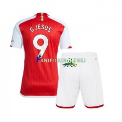 Koszulka Arsenal Gabriel Jesus 9 2023-2024 Domowa Krótkie Rękawy ,Dziecięca