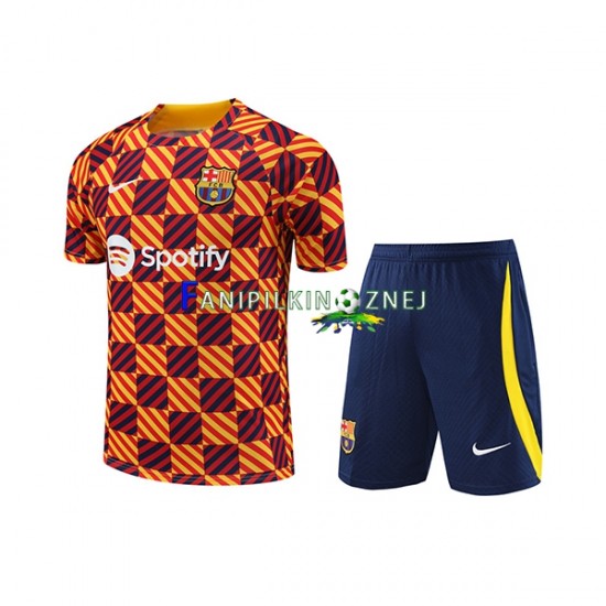 FC Barcelona Żółty Koszulka treningowa i szorty 2023-2024