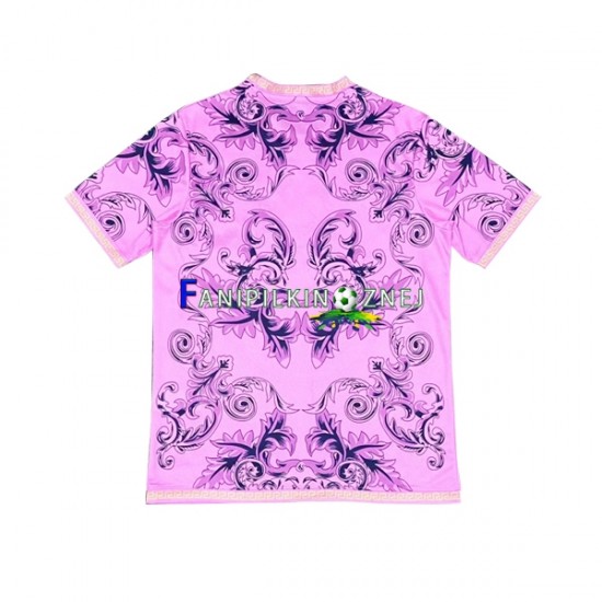 Koszulka Reprezentacji Włoch Różowy Versace 2023-2024 Krótkie Rękawy ,Męska