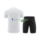 Paris Saint-Germain Biały Koszulka treningowa i szorty 2023-2024