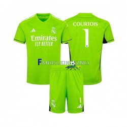 Koszulka Real Madryt Thibaut Courtois 1 Bramkarska 2023-2024 Domowa Krótkie Rękawy ,Dziecięca