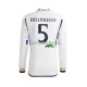 Koszulka Real Madryt Jude Bellingham 5 2023-2024 Domowa Długie Rękawy ,Męska
