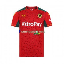 Koszulka Wolverhampton Wanderers 2023-2024 Wyjazdowa Krótkie Rękawy ,Męska