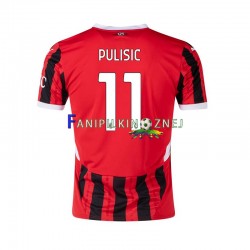 Koszulka AC Milan Pulisic 11 2024-2025 Domowa Krótkie Rękawy ,Męska